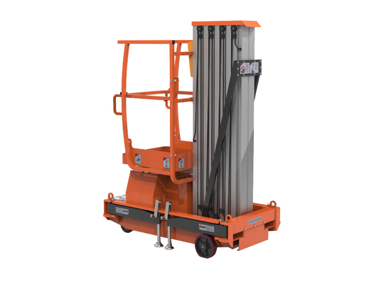 Poussez autour des ascenseurs à mât vertical unique avec plusieurs configurations de sécurité automatisées
