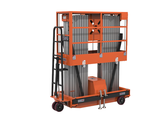 Poussez autour des ascenseurs à double mât verticaux avec un système de base durable et robuste