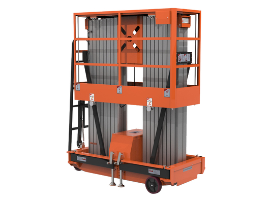 Poussez autour des ascenseurs à double mât verticaux avec un système de base durable et robuste