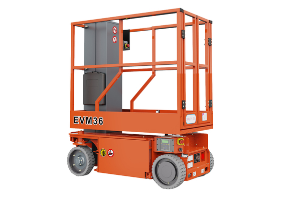 Électrique Compact Vertical Mast Lifts Structure de lumière avec une conception compacte