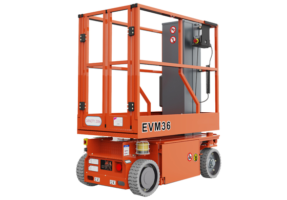 Électrique Compact Vertical Mast Lifts Structure de lumière avec une conception compacte