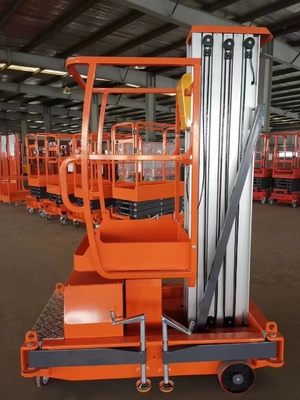 Poussez autour de l'aluminium élévateurs verticaux de mât Structure solide Soulevé en douceur